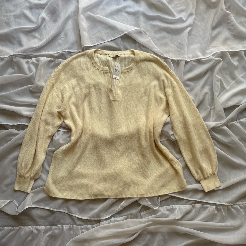LOFT Long Sleeve Knit Sweater